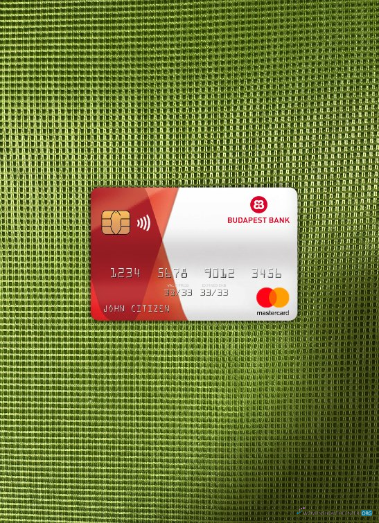 Download Hungary Budapest bank mastercard photolook front Photoshop template